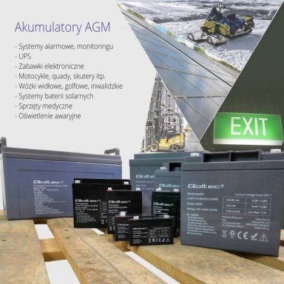 Akumulator bezobsługowy Qoltec 53038