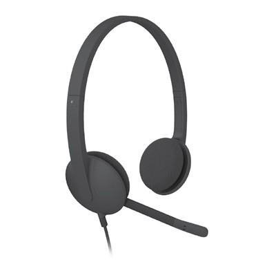 ZESTAW SŁUCHAWKOWY USB H340 981-000475 LOGITECH