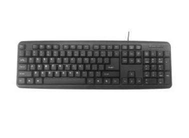 KLAWIATURA STANDART USB RUS BLACK KB-U-103-RU GEMBIRD