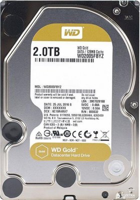 HDD SATA 2TB 7200RPM 6GB/S 128MB GOLD WD2005FBYZ WDC