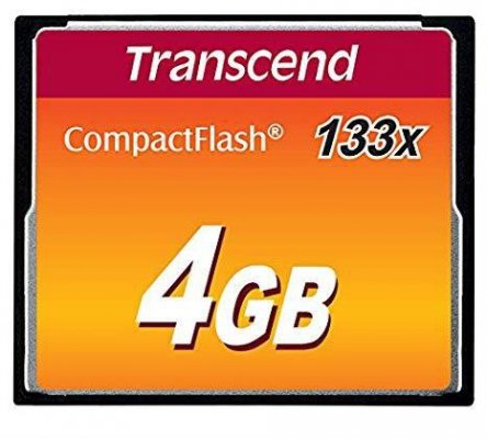 KOMPAKTOWA PAMIĘĆ FLASH 4GB SLC TS4GCF133 TRANSCEND