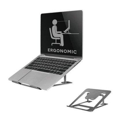 NB AKCESORIA DESK STAND 10-17&quot; NSLS085GREY NEWSTAR
