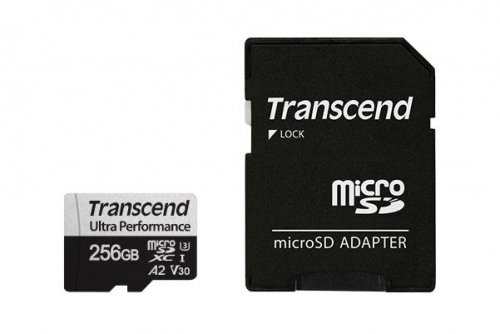 PAMIĘĆ MICRO SDXC 256GB W/A UHS-I TS256GUSD340S TRANSCEND