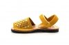 Sandały 27 skóra VERANO 426 żółte musztardowe