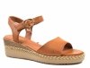 Sandały 38 JANA 28365 sandałki camel na koturnie
