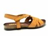 Sandały 41 skóra VERANO 674 camel skórzane płaskie