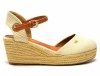 Sandały WRANGLER 38 BELA espadryle beżowe na koturnie
