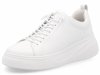 Półbuty sneakersy 40 RIEKER W2301 białe skóra damskie skórzane