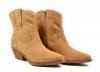 Botki 39 BOTTERO 347701 skóra kowbojki camel skórzane zamsz