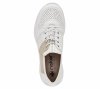 Półbuty sneakersy 38 RIEKER L3254 białe złote damskie żurowane