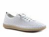 Półbuty sneakersy 41 skóra FILIPPO 6140 białe skórzane ażurowane