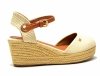 Sandały WRANGLER 36 BELA espadryle beżowe na koturnie