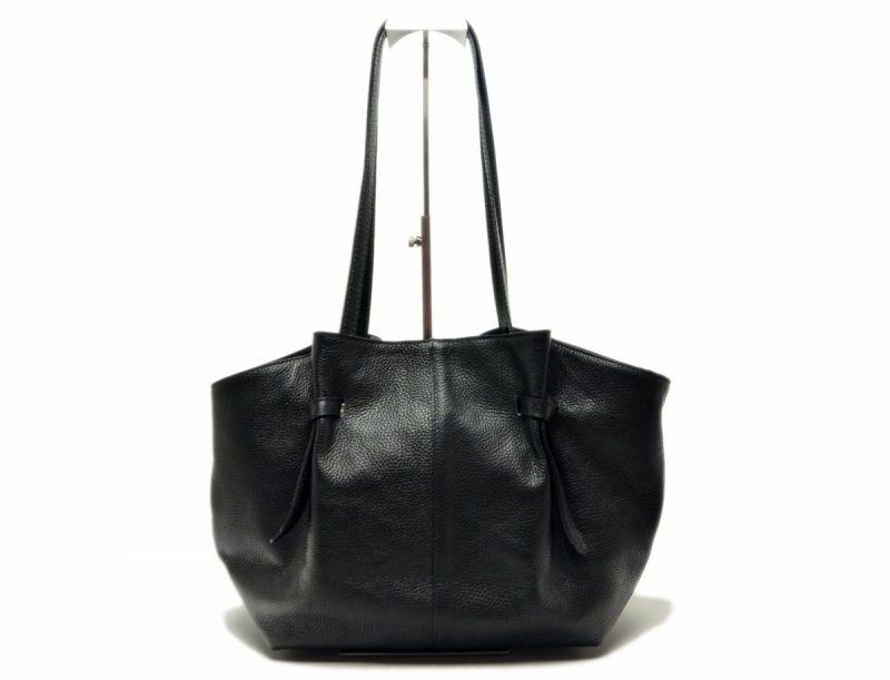 TOREBKA damska skóra czarna skórzana LAURA BIAGGI 