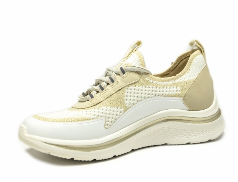 Sneakersy 40 TAMARIS 83727 półbuty białe beżowe