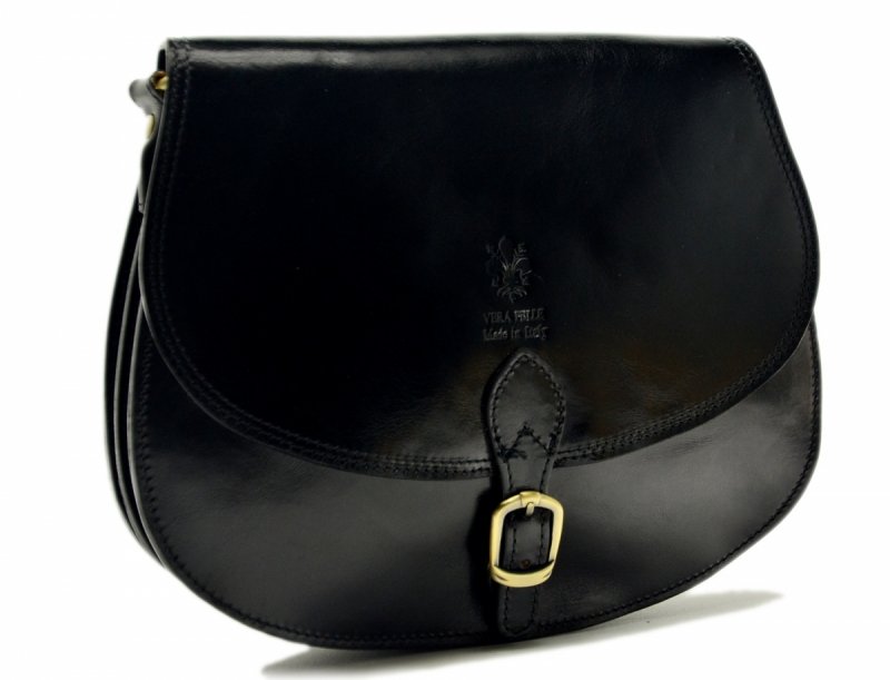 TOREBKA listonoszka skóra czarna skórzana GREGORIO damska 