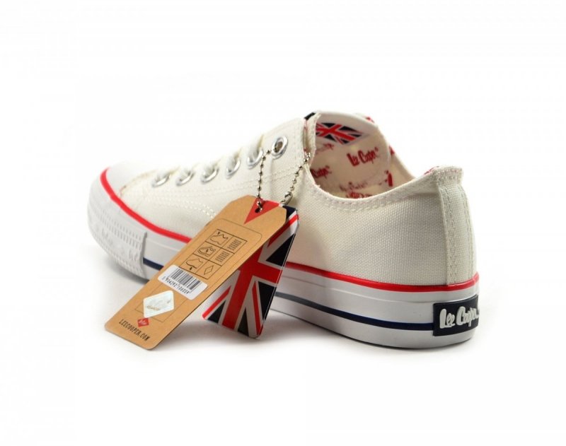 Półbuty 40 trampki LEE COOPER białe 0875