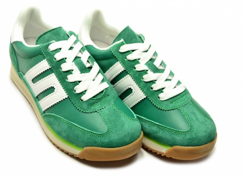 Sneakersy zielone 39 skóra FILIPPO 7686 skórzane półbuty