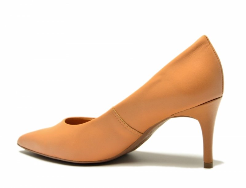 Czółenka 41 szpilki BOTTERO skóra 353721 natural skórzane  camel beż