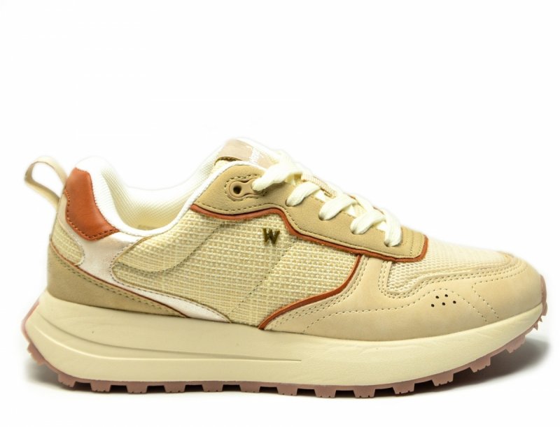 Sneakersy WRANGLER BONNIE 40 półbuty sportowe damskie beżowe camel