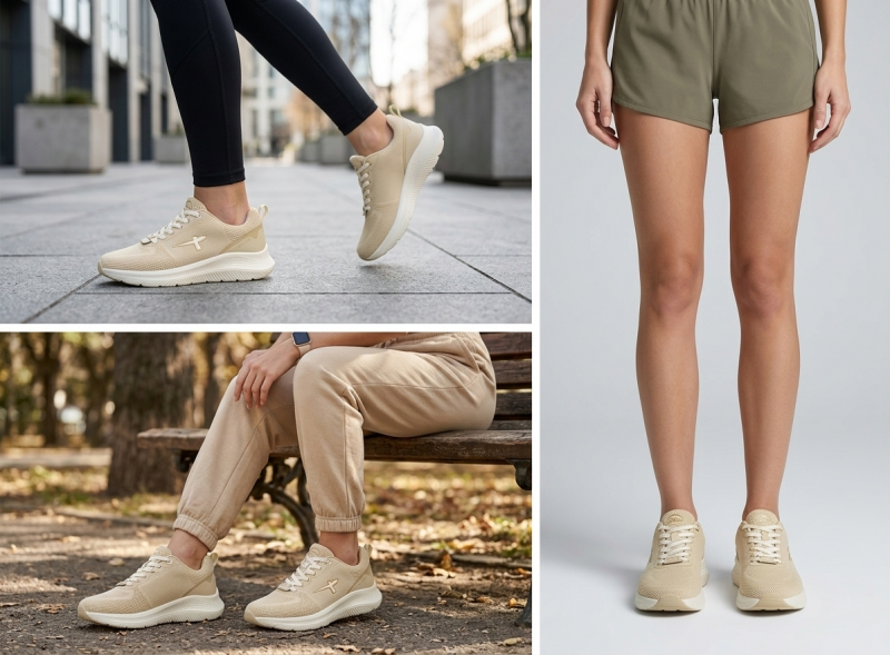 Sneakersy 40 TAMARIS 83728 półbuty sportowe beżowe duo-tex beż