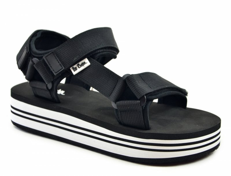 Sandałki LEE COOPER 40 czarne 2753 sandały damskie