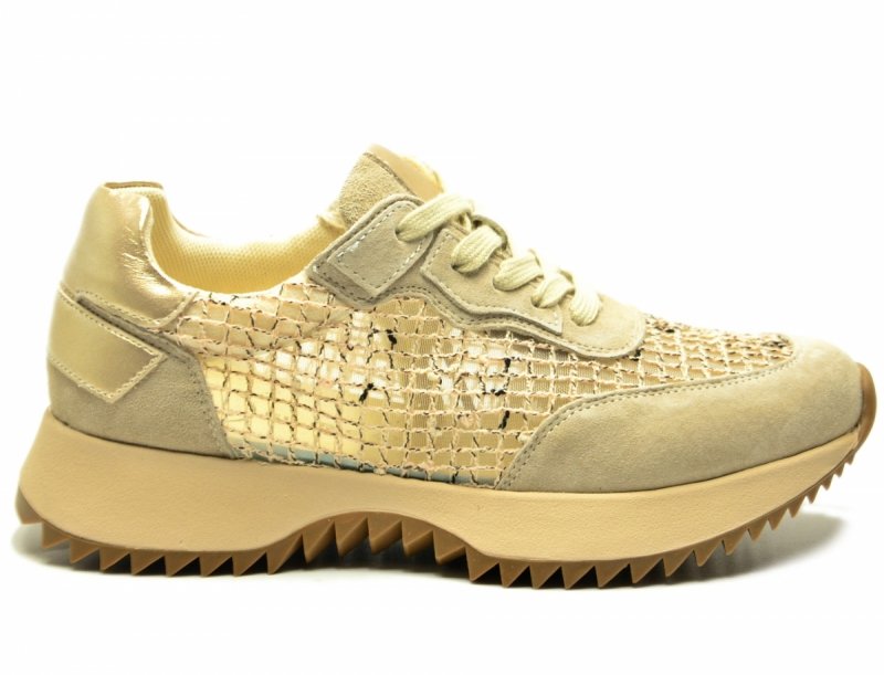 Półbuty sneakersy 39 skóra FILIPPO 7707 beżowe skórzane beż