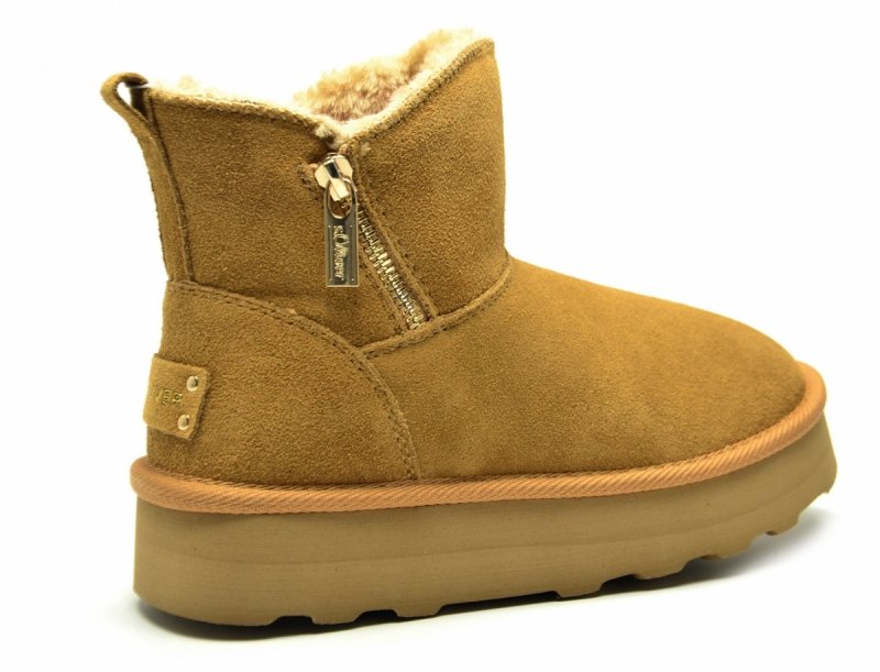 Botki 39 S.OLIVER skóra 26447 skórzane camel damskie płaskie