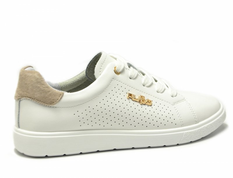 Półbuty sneakersy białe 36 skóra FILIPPO 6738 skórzane damskie