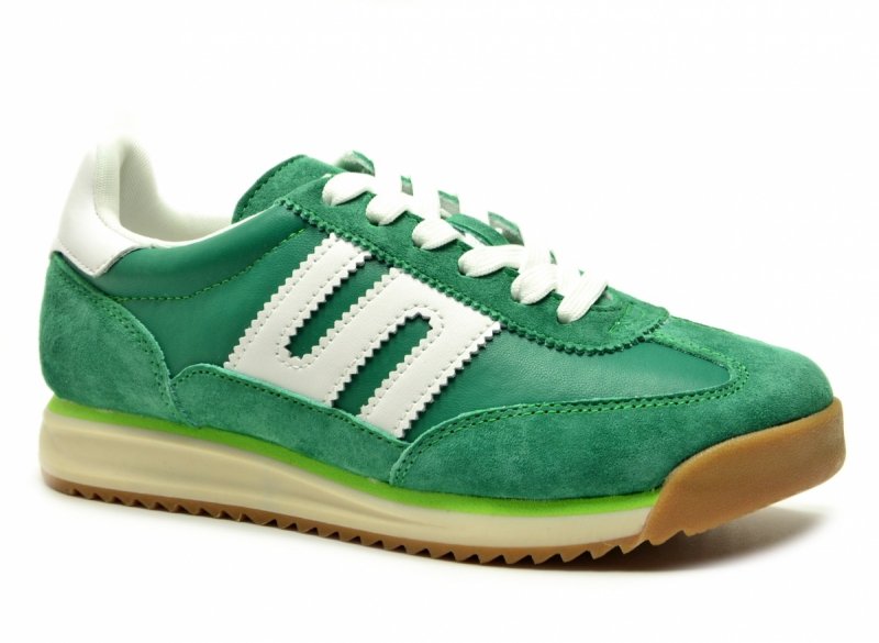 Sneakersy zielone 39 skóra FILIPPO 7686 skórzane półbuty