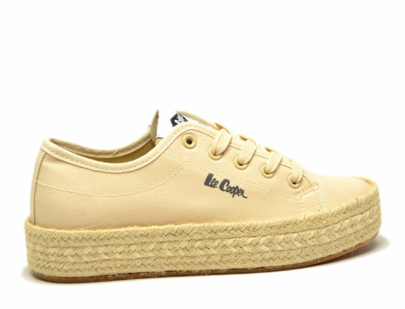 Półbuty espadryle 36 trampki LEE COOPER beżowe 3215 beż