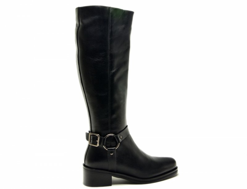 Kozaki 41 skóra czarne skórzane 852 damskie JORGE OLIVEIRA