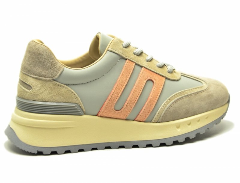 Półbuty sneakersy 39 skóra FILIPPO 7733 niebieskie szare skórzane 