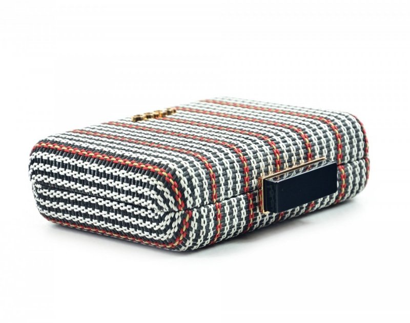 TOREBKA damska NOBO BAG 2130 multi czarna wizytowa kopertówka
