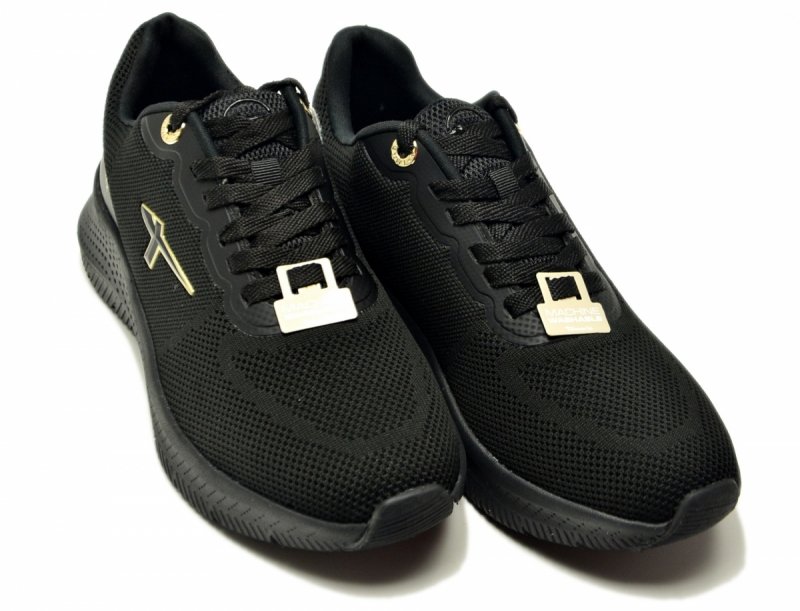Sneakersy 41 TAMARIS 83728 półbuty sportowe czarne duo-tex