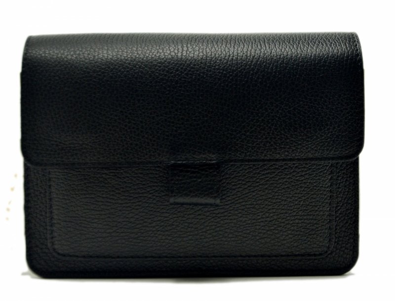 TOREBKA listonoszka skóra czarna skórzana MIKO damska 