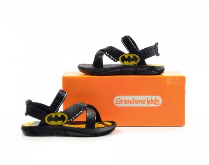 Sandałki 33 GRENDENE KIDS 22169 BATMAN czarne