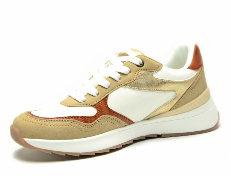 Sneakersy WRANGLER PEARL 40 półbuty sportowe damskie beżowe camel kremowe