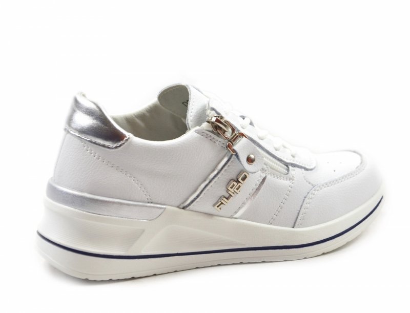 Półbuty sneakersy 37 skóra FILIPPO 6083 białe skórzane 