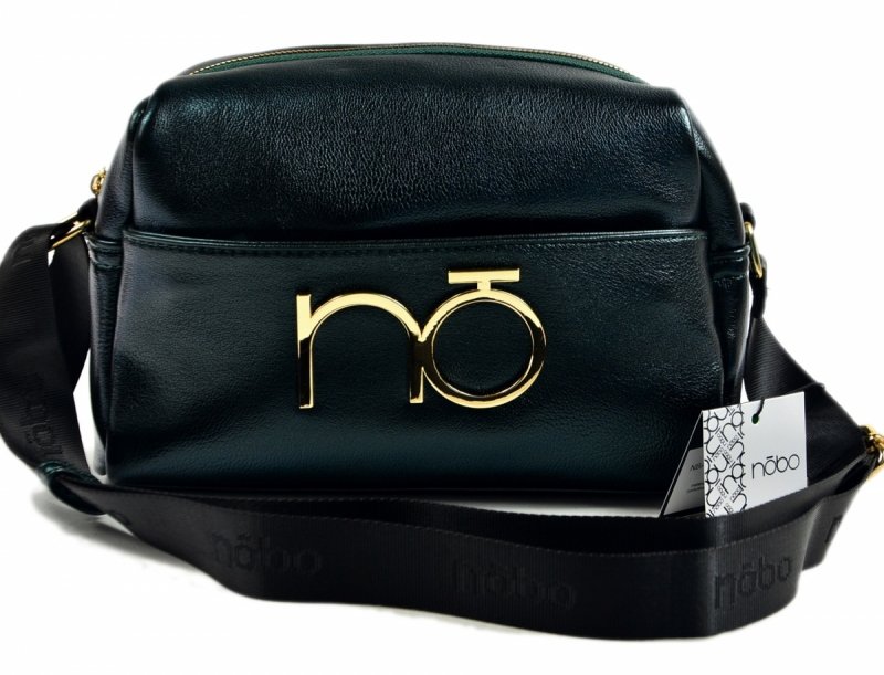 TOREBKA listonoszka NOBO BAG R3020 zielona metaliczna