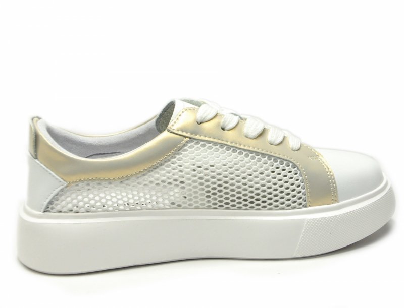Półbuty sneakersy skóra 40 białe SOKOLSKI 210 skórzane