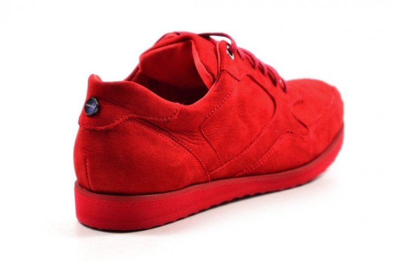 Półbuty 35 tenisówki OLEKSY 2681 skóra czerwone Hit