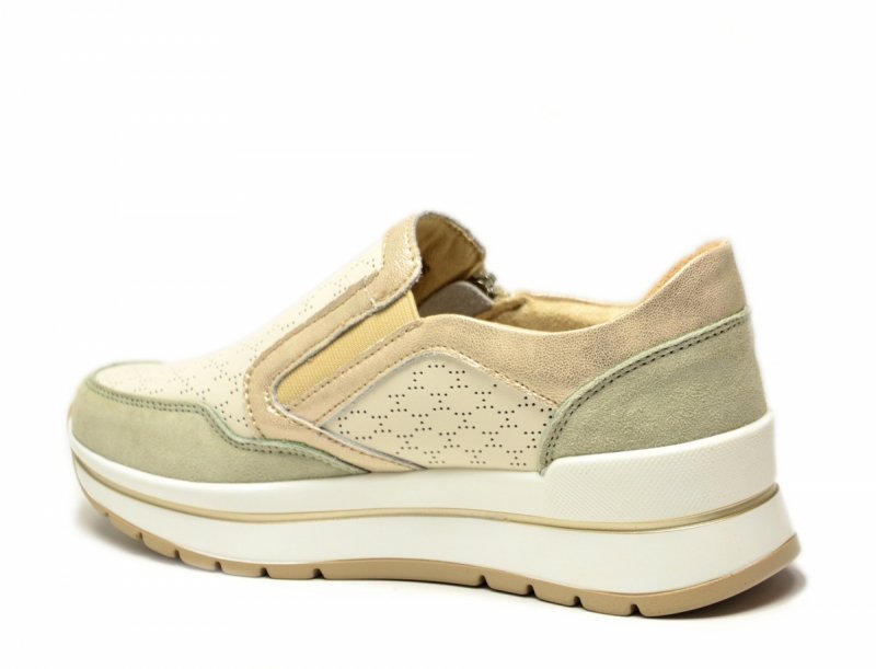 Półbuty sneakersy 37 skóra FILIPPO 6777 beżowe skórzane beż