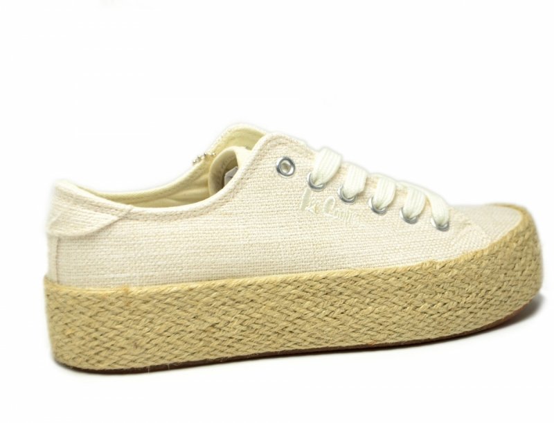 Półbuty espadryle 41 trampki LEE COOPER białe 3284 kremowe