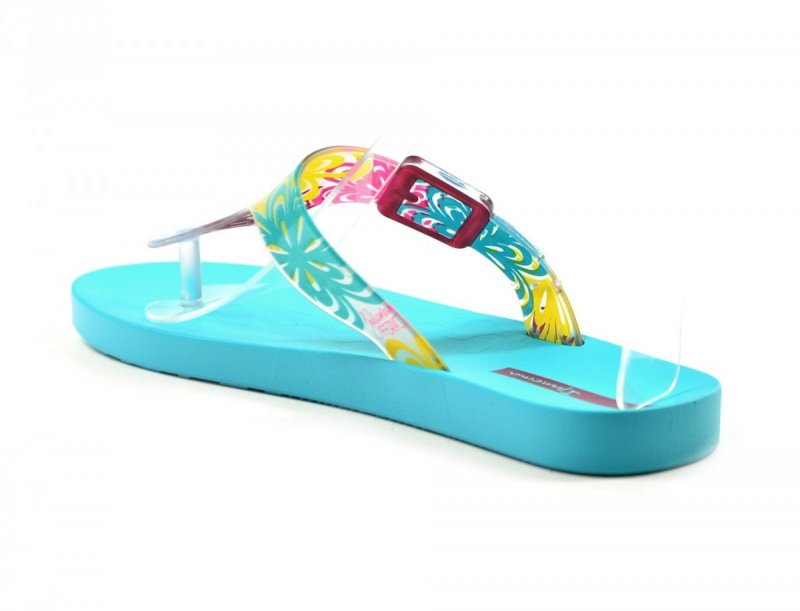 Klapki 35/36 IPANEMA 26721 japonki turkusowe kolorowe