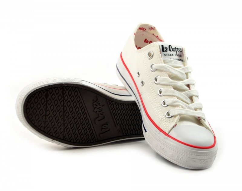 Półbuty 38 trampki LEE COOPER białe 0875