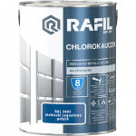 Rafil Chlorokauczuk 5L Niebieski Sygnałowy RAL5005 niebieska farba metalu betonu emalia chlorokauczukowa 