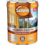 Sadolin Extra lakierobejca 5L DĄB JASNY 57 PÓŁMAT do drewna fasad domków okien drzwi
