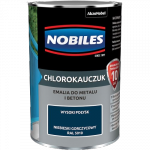Chlorokauczuk 0,9L RAL5010 NIEBIESKI GORCZYCOWY Nobiles farba metalu betonu emalia stali żeliwa