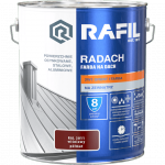 Radach 10L Wiśniowy RAL3011 PÓŁMAT farba na dach Rafil ocynk stal aluminium 