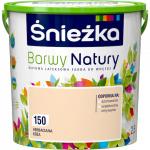 Śnieżka Barwy Natury 2,5L Herbaciana Róża 150 mat farba do wnętrz ścian sufitów emulsja